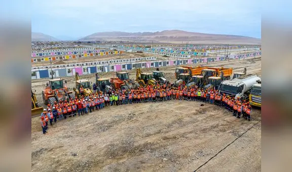 El proyecto de vivienda social más grande del sur del Perú se construye en la región de Moquegua en la ciudad de Ilo
