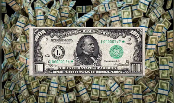 El billete de mil dólares americanos, impreso en la Guerra Civil, con el que podrías ganar 2 millones de dólares