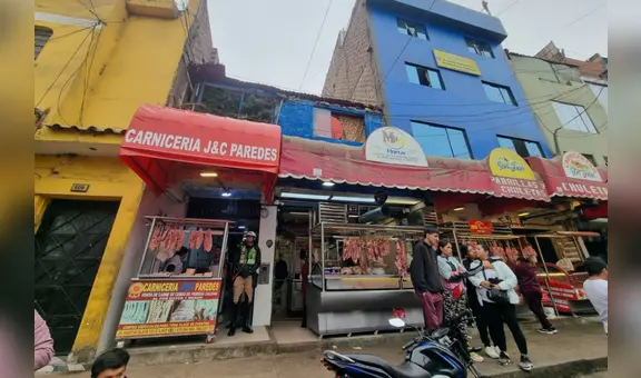 SMP: hermanos se atacan con cuchillos en carnicería por presunta disputa de vivienda