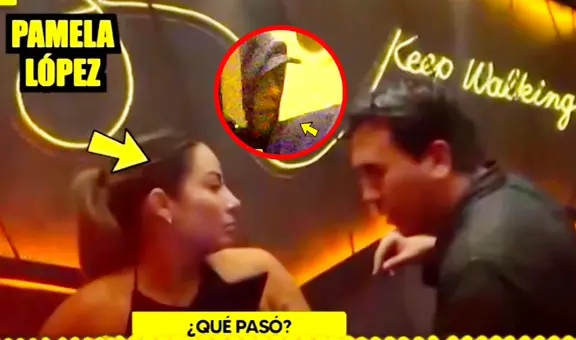 Pamela López celebra su cumpleaños con otro hombre en discoteca y Christian Cueva llega al local encapuchado