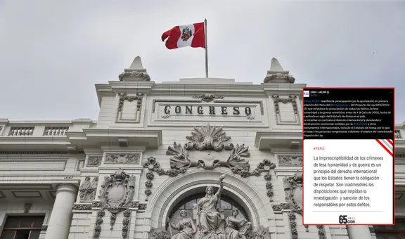 CIDH muestra su preocupación por la aprobación de la denominada ´Ley de Amnistía´: "Desobedece sentencias"