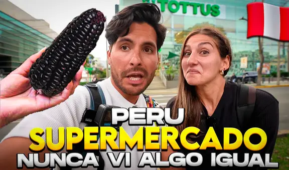 Venezolano visita supermercado en Perú por primera vez y descubre el maíz morado: "Qué color tan lindo"
