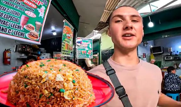 Danés prueba chifa en mercado del Callao y lo describe como el 'McDonald del Perú': "Está en todos lados"
