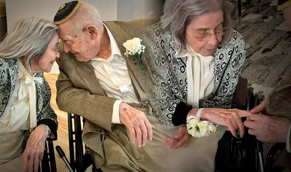 Pareja de 100 y 102 años contraen matrimonio que puede ser el más longevo del mundo: pidieron el récord Guinness
