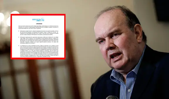 Línea 2 del Metro responde a López Aliaga tras acusarlos de corruptos: "Ponga fin a los obstáculos"