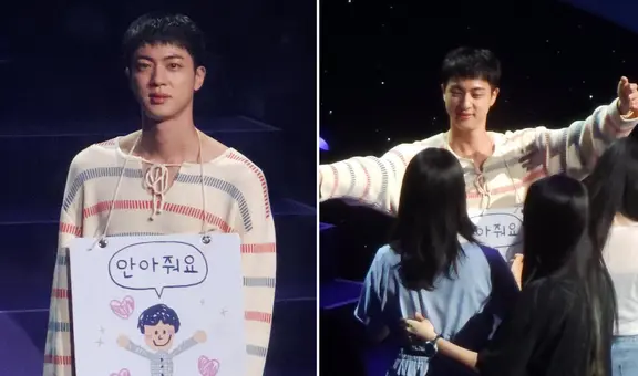 FESTA 2024: Jin, de BTS, logró abrazar a 1,000 fans, tras salir del servicio militar en Corea
