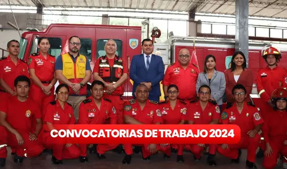 Intendencia Nacional de Bomberos ofrece empleos con pagos de hasta S/4.000: puedes postular si tienes secundaria completa