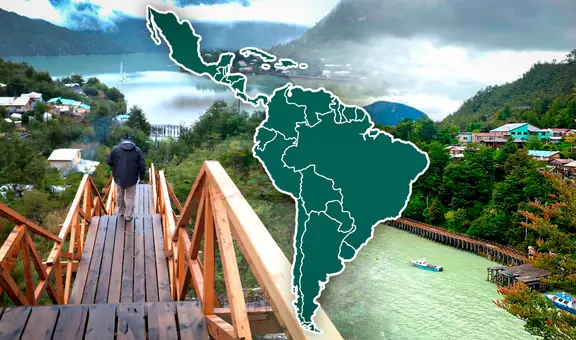 Conoce el curioso pueblo de América Latina donde solo te trasladas caminando por puentes de madera