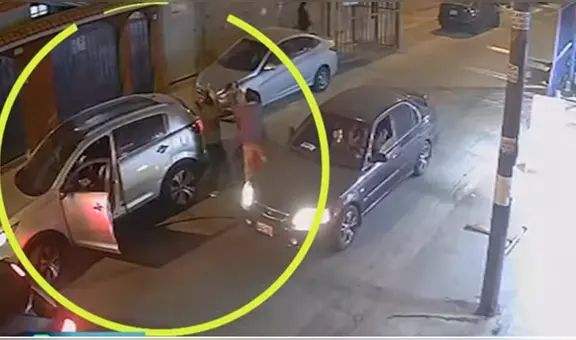 Delincuentes roban uniforme y camioneta a policía en Cercado de Lima