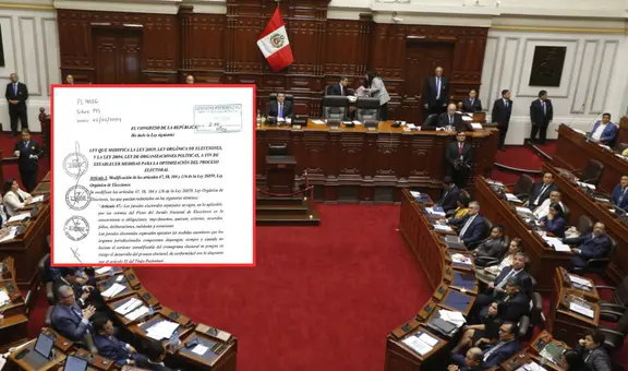 Congreso aprueba ley para que parlamentarios sean reelegidos en las elecciones del 2026