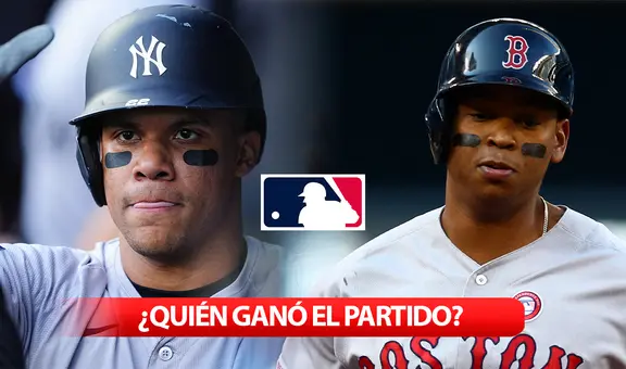 RESULTADO de New York Yankees vs. Boston Red Sox HOY por la MLB 2024: marcador del juego con Juan Soto