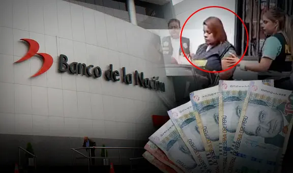 Trabajadora de Reniec implicada en millonario robo al Banco de la Nación se oculta en baño para evitar arresto