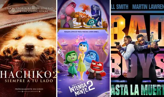 'Intensamente 2' fue la película más vista en Perú y en su estreno alcanzó los 173 mil espectadores