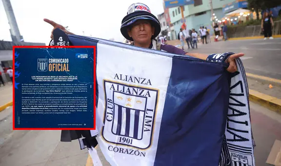 Alianza Lima emite polémico comunicado en contra la modificación de la ley concursal y apunta a congresistas