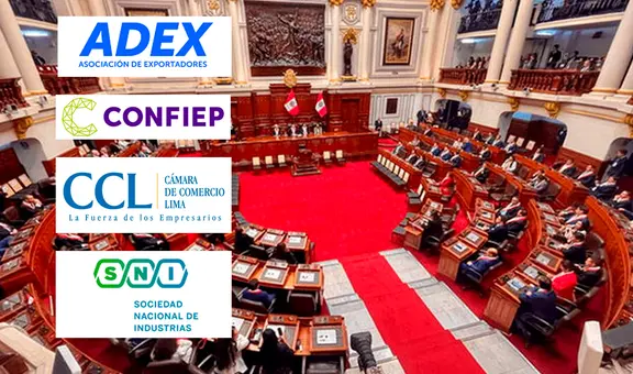 Gremios empresariales y sindicatos rechazan paquetazo de leyes que busca aprobar el Congreso