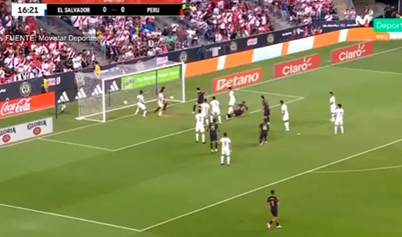 ¡El de los goles importantes! Edison Flores marcó el 1-0 de Perú en el amistoso ante El Salvador