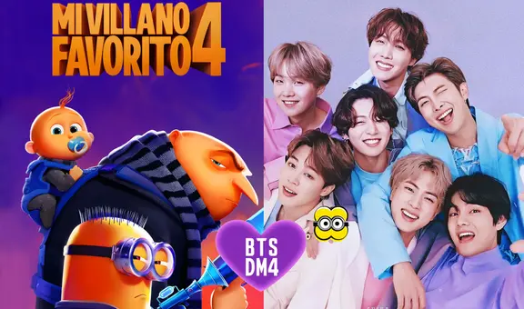 BTS y 'Mi villano favorito 4' lanzan colaboración: ¿de qué trata y cuándo se estrena?