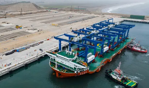 Megapuerto de Chancay se inaugura en noviembre: ¿cuál es su avance y cómo luce el terminal portuario?
