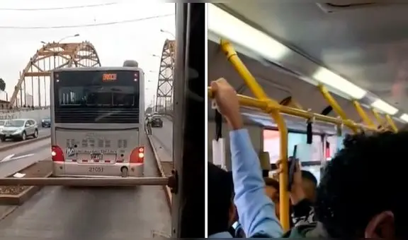 ATU: bus del Metropolitano malogrado queda varado cerca de estación Caquetá en Rímac