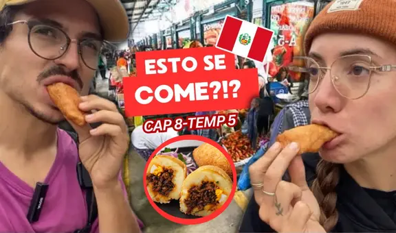 Argentinos visitan mercado de Lima para probar platos peruanos y se sorprenden con precios: “La papa rellena es muy cara”