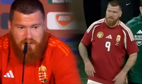 Martin Adam, delantero de Hungría, se confiesa y responde a los comentarios gordofóbicos en la Eurocopa