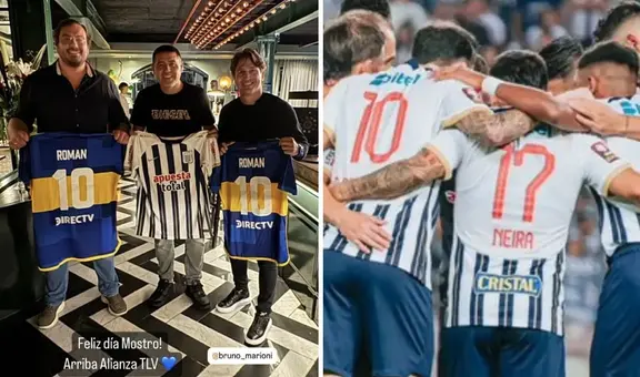 Riquelme sorprende a todos al posar con camiseta de club peruano: “Hincha de Boca y Alianza Lima”