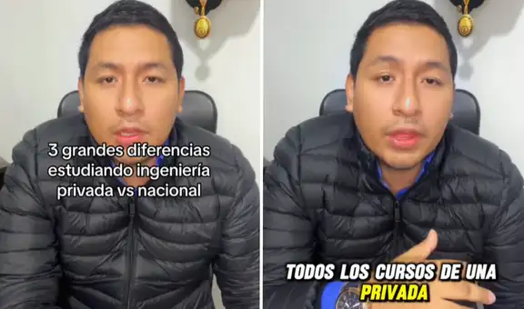 Peruano revela diferencias de estudiar Ingeniería en una universidad privada y nacional: "El nivel es otro"