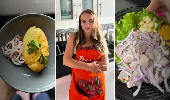 Ucraniana dejó su carrera de abogada y hoy se dedica a cocinar platos peruanos en TikTok: “me encanta el arroz con pollo”