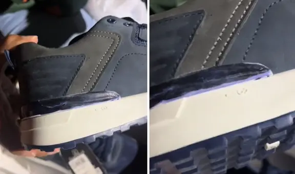 Peruana compra zapatillas en SUPERMERCADO y descubre algo inesperado: “Ni en Grau”