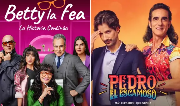'Yo soy Betty, la fea' y 'Pedro el escamoso' estrenan sus segundas temporadas en la misma semana