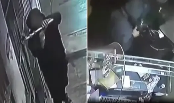 San Martín de Porres: ladrón entra a vidriería y roba maquinaria valuada en US$10,000