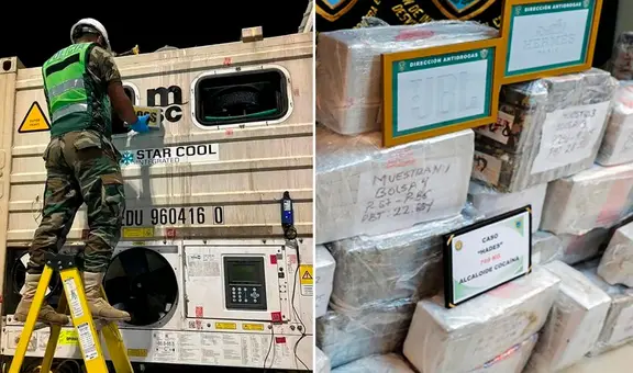 Sujetos ocultaban más de 700 kilos de droga en contenedor con limones en Piura