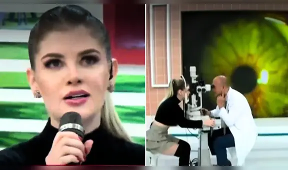 Brunella Horna en shock tras diagnóstico en VIVO de carnosidad ocular: "Lo relaciono con las pestañas postizas"