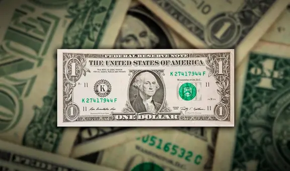 El billete de 1 dólar conocido como 'arcoíris' puedes venderlo por US$30.000 y se distribuye en Estados Unidos