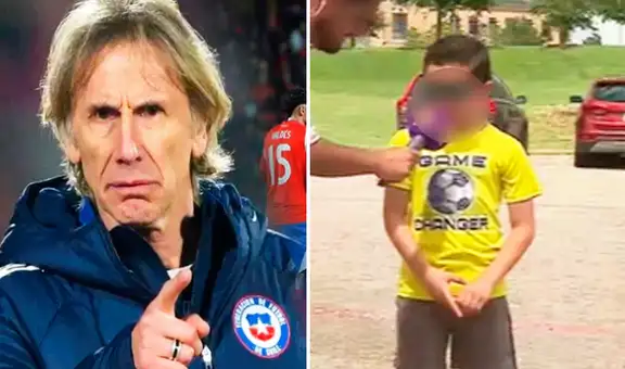 Niño peruano en EE. UU. sorprende a reportero al decir que Gareca es un traidor: “Está con Chile”