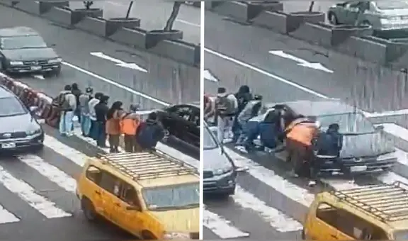 Conductor que arrolló a 6 peatones en av. Abancay confiesa que se distrajo con su perrito en el carro