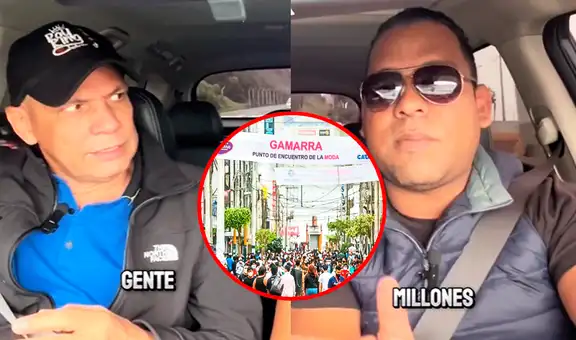 Colombiano sorprendido por la enorme cantidad de gente en Gamarra: “Esas calles llenas significa que hay billete”