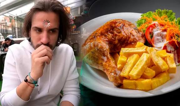Argentino prueba por primera vez POLLO A LA BRASA y sorprende a sus amigos por su forma de comer: "Se come el pellejito"