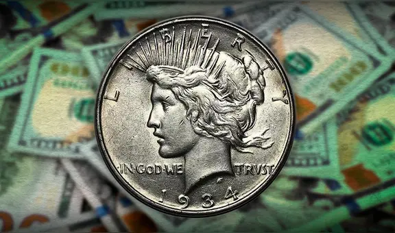 Descubre la moneda de 1 dólar, acuñada en 1934, que puede ser vendida por US$ 135.000 en Estados Unidos