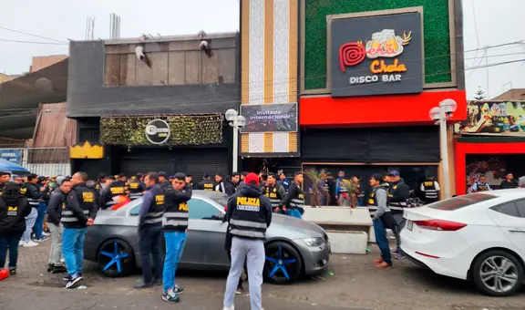 Más de 100 personas detenidas en discoteca de San Juan de Lurigancho: se encontró drogas y armas de fuego