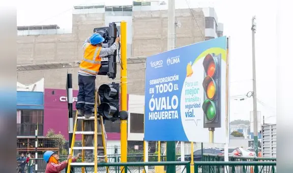 Surco implementará 60 semáforos inteligentes en el Óvalo Higuereta