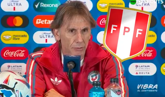 Ricardo Gareca lamentó el empate ante Perú previo al Chile vs. Argentina por Copa América: "No se pudo"