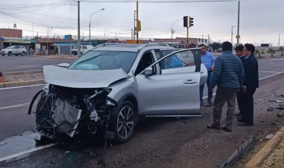 Choque entre auto chileno y peruano deja 5 heridos en Tacna: denuncian mala semaforización
