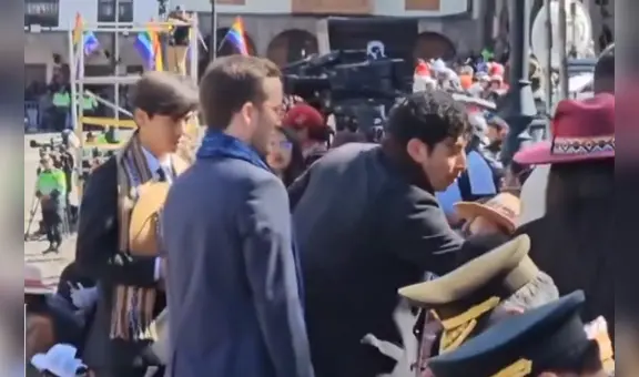 Alejandro Cavero es abucheado por cusqueños en plena escenificación del Inti Raymi: "Vendepatria"
