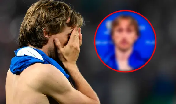 Luka Modric y un desgarrador rostro: así recibió el trofeo MVP de la Eurocopa tras la eliminación de la Eurocopa