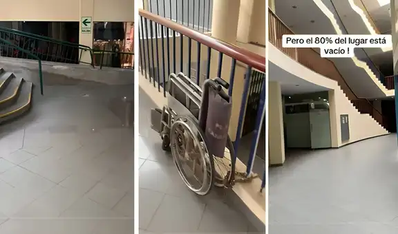 Influencer peruano descubre el CENTRO COMERCIAL más desolado de Lima: “El 80% del lugar está vacío”