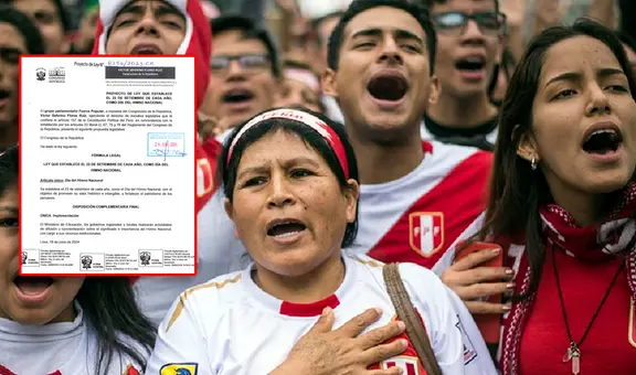 Fuerza Popular busca declarar el Día del Himno Nacional pese a iniciativas similares estancadas