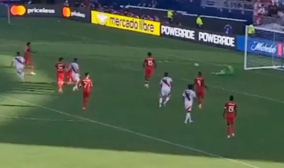Cueva casi anota un golazo de volea: portero de Canadá le negó el empate a 'Aladino' tras gran atajada