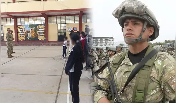 Colegios de Piura recibirán instrucción militar: en estos se presentan casos de extorsión y sicariato