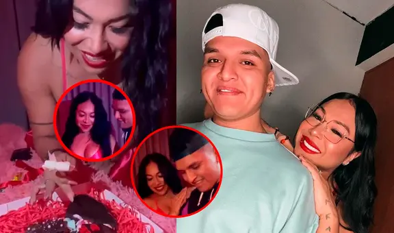 Dayanita se quiebra con tierna sorpresa de su novio, pero es troleada: “Hasta que un ampay lo separe”
